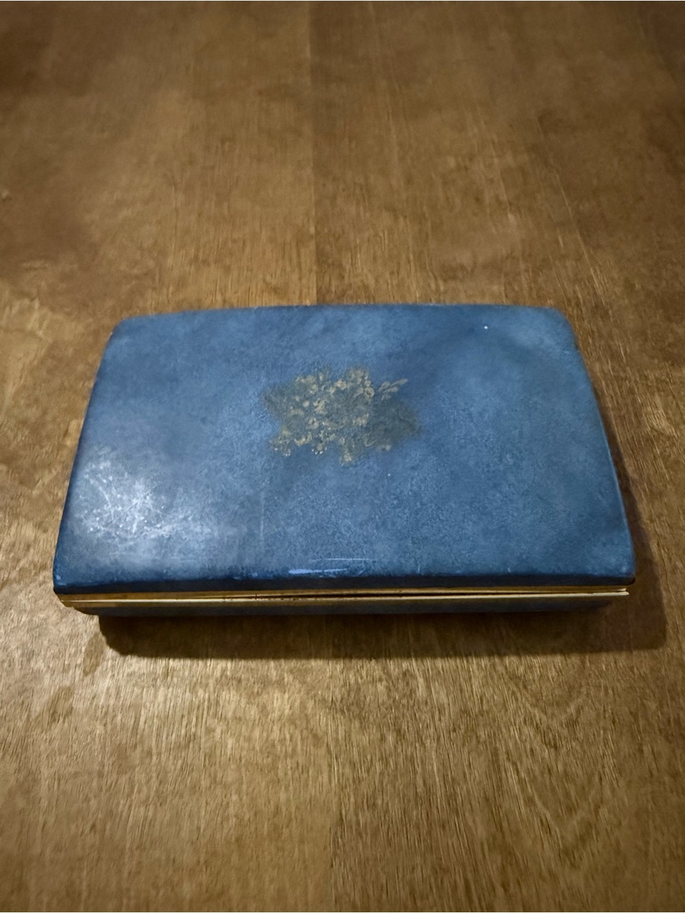 Vintage Blue Women's jewelry box